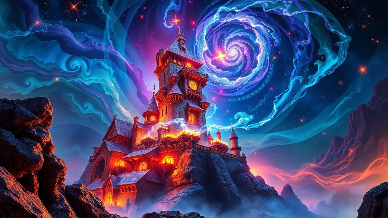Arcane Wizard Tower Energy Magic