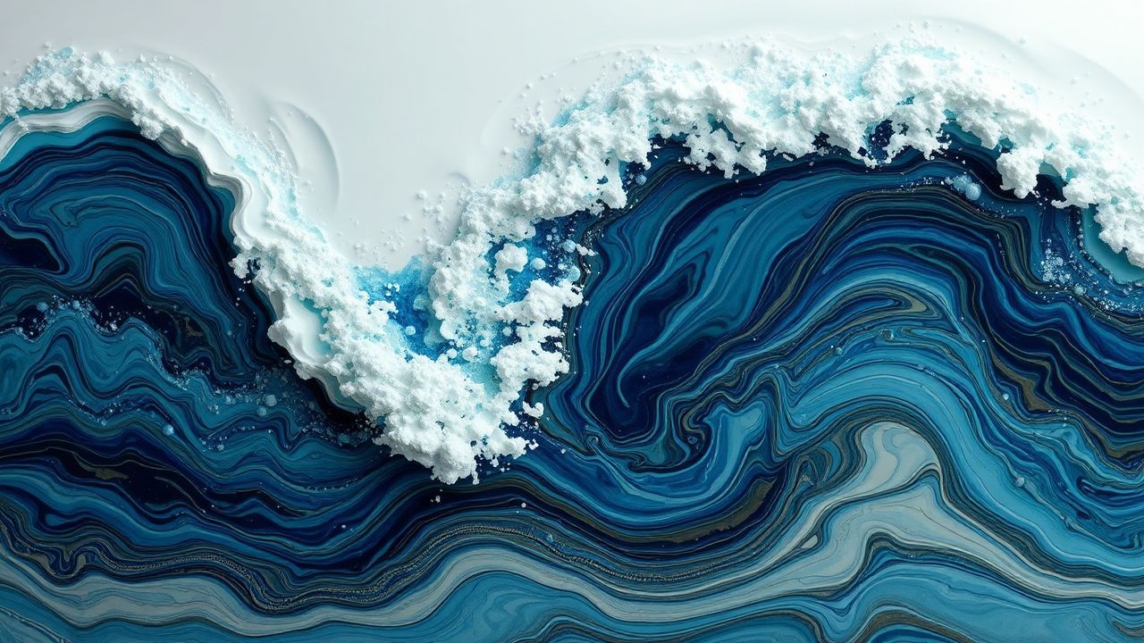 Fluid Resin Art Ocean