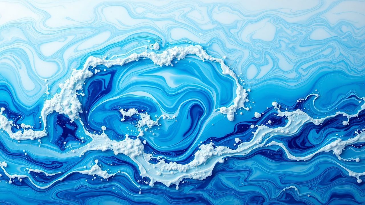 Prismatic Resin Art Ocean