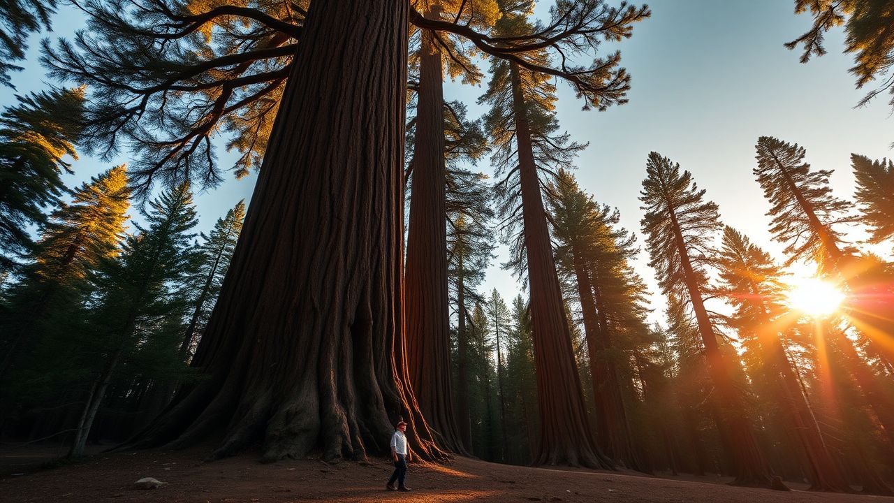 Dramatic Sequoia Grove Giant