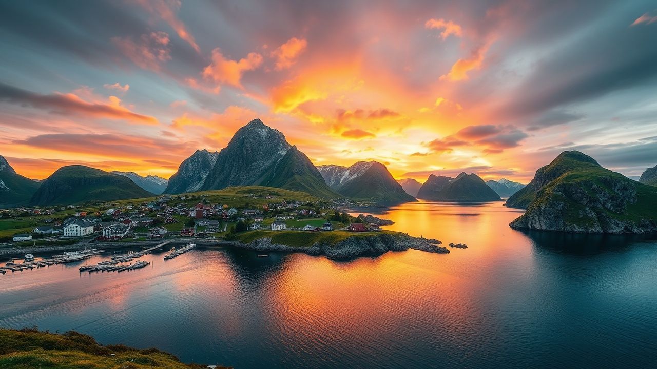 Pristine Norway Lofoten Islands Drama