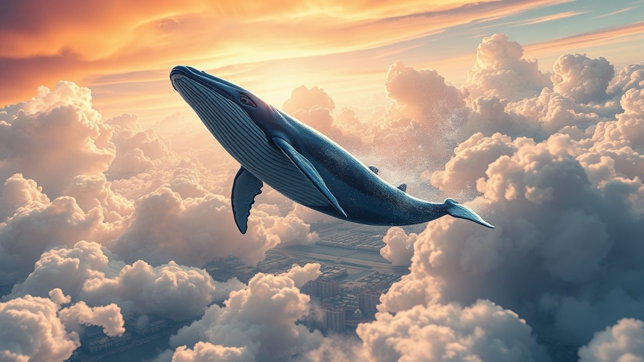 Paradoxical Whale Flying City