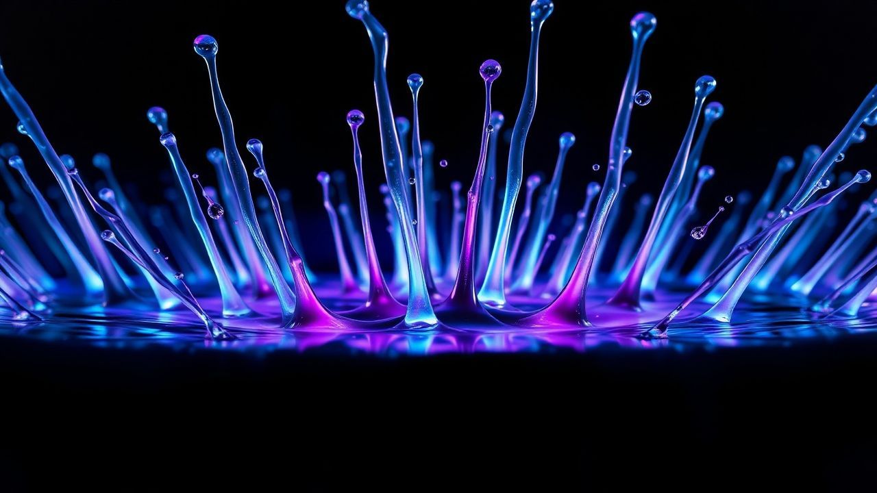 Dynamic Ferrofluid Spikes Glossy