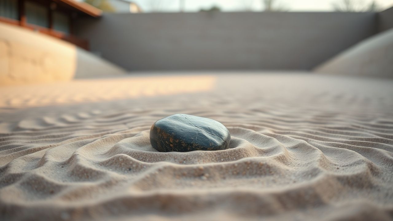 Silent Zen Garden Raked Serenity