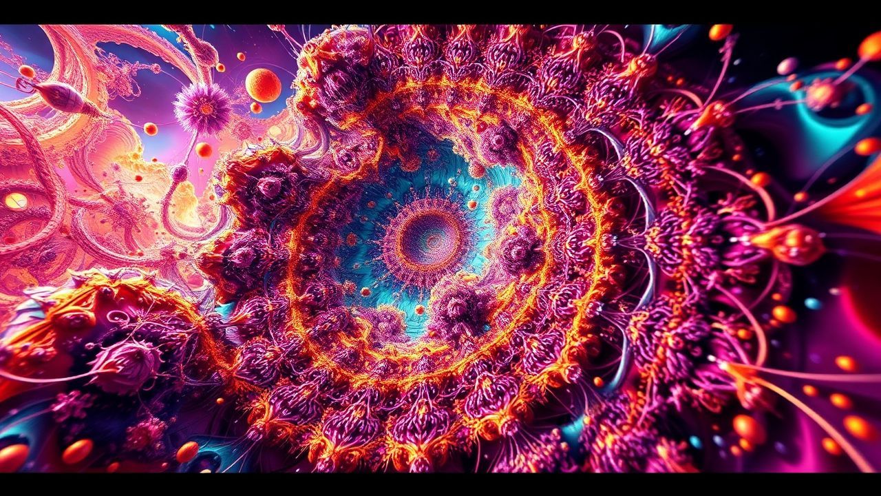 Vivid Fractal Zoom Infinite