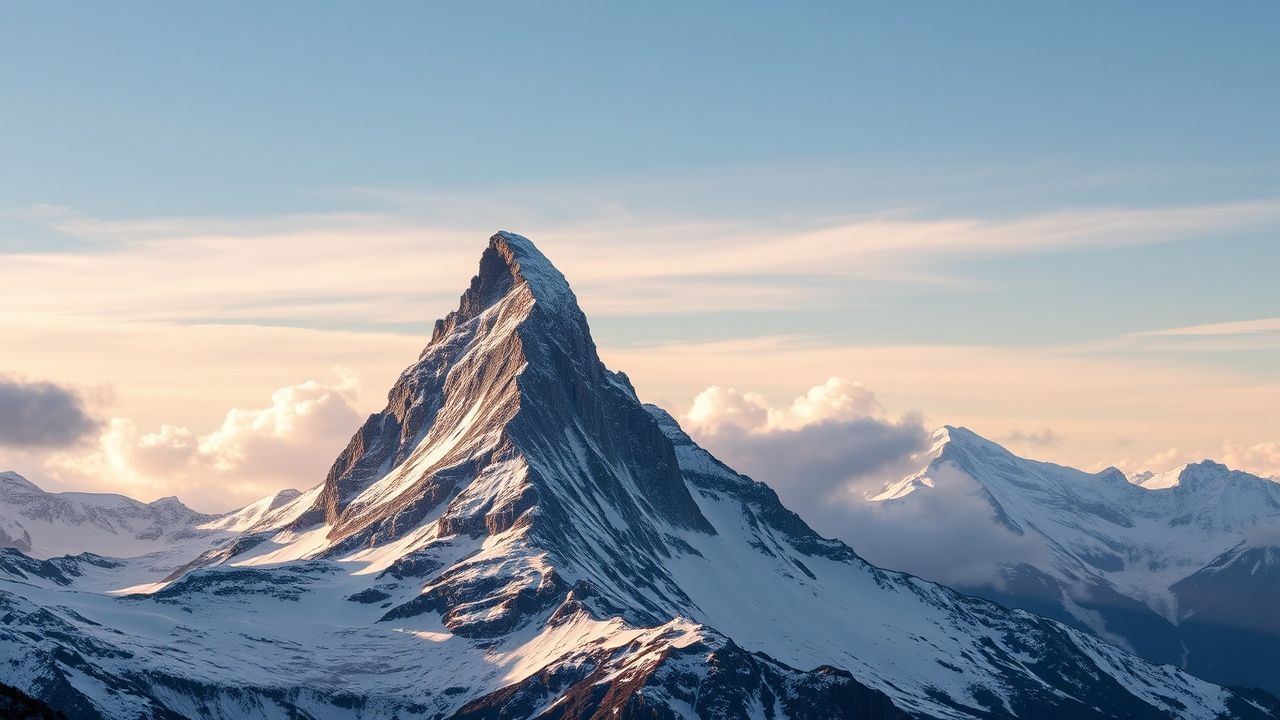Dramatic Matterhorn Pyramid Peak Drama