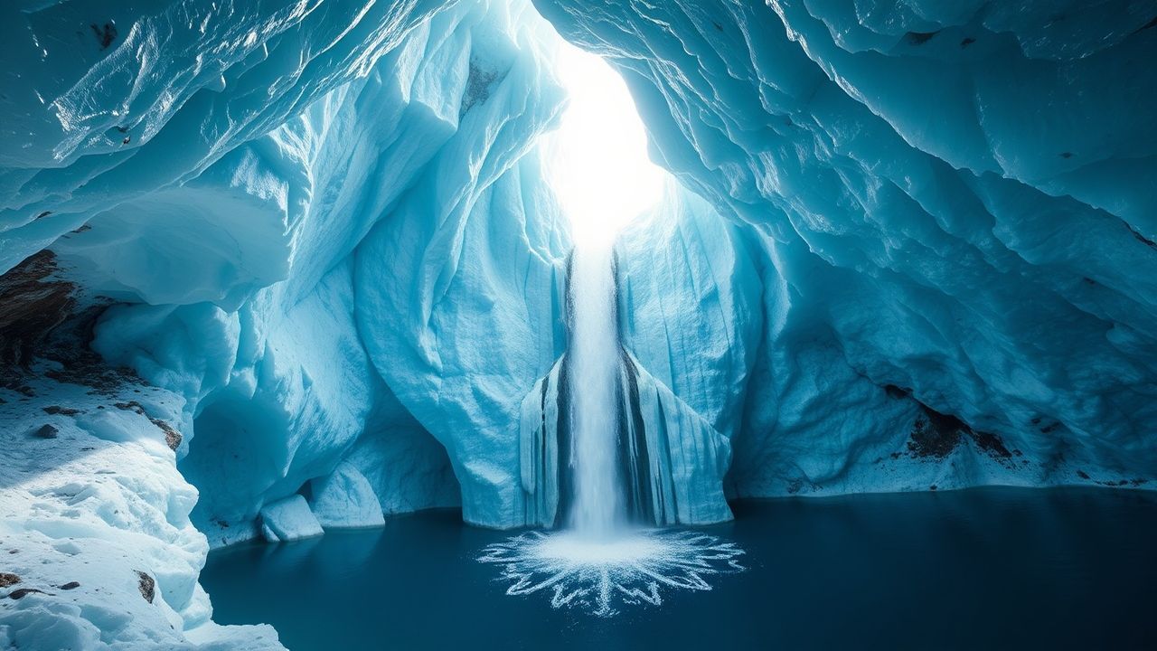 Wild Ice Cave Interior Crystal
