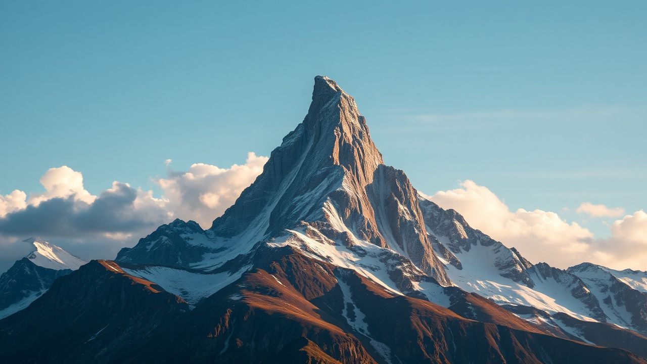 Ethereal Matterhorn Pyramid Peak Drama