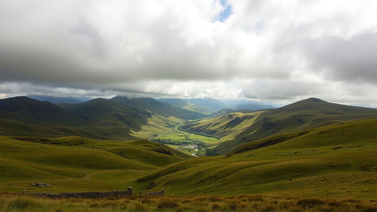 Dramatic Scottish Highlands Rolling Drama