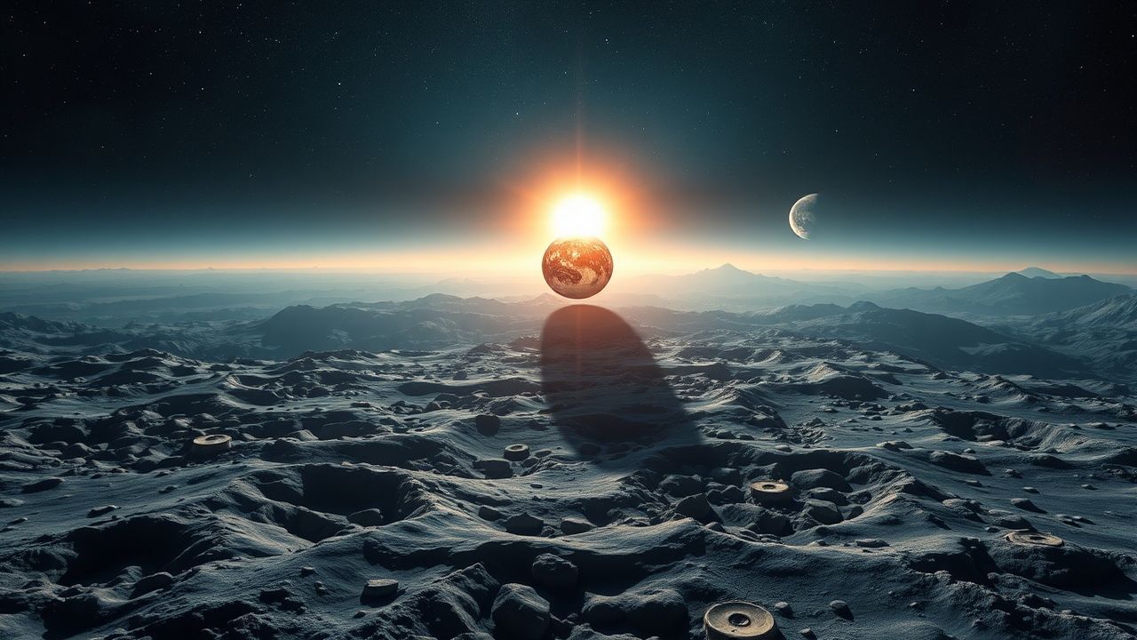 Spectacular Lunar Colony Earth