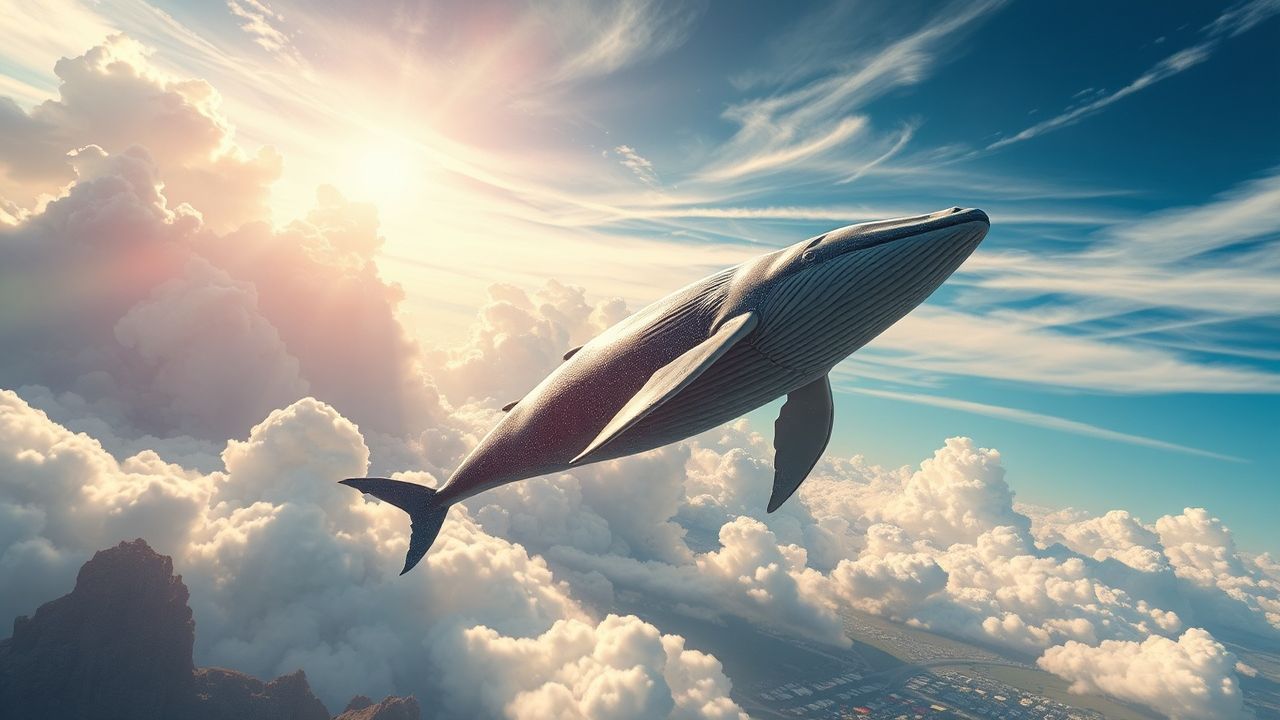 Paradoxical Whale Flying City
