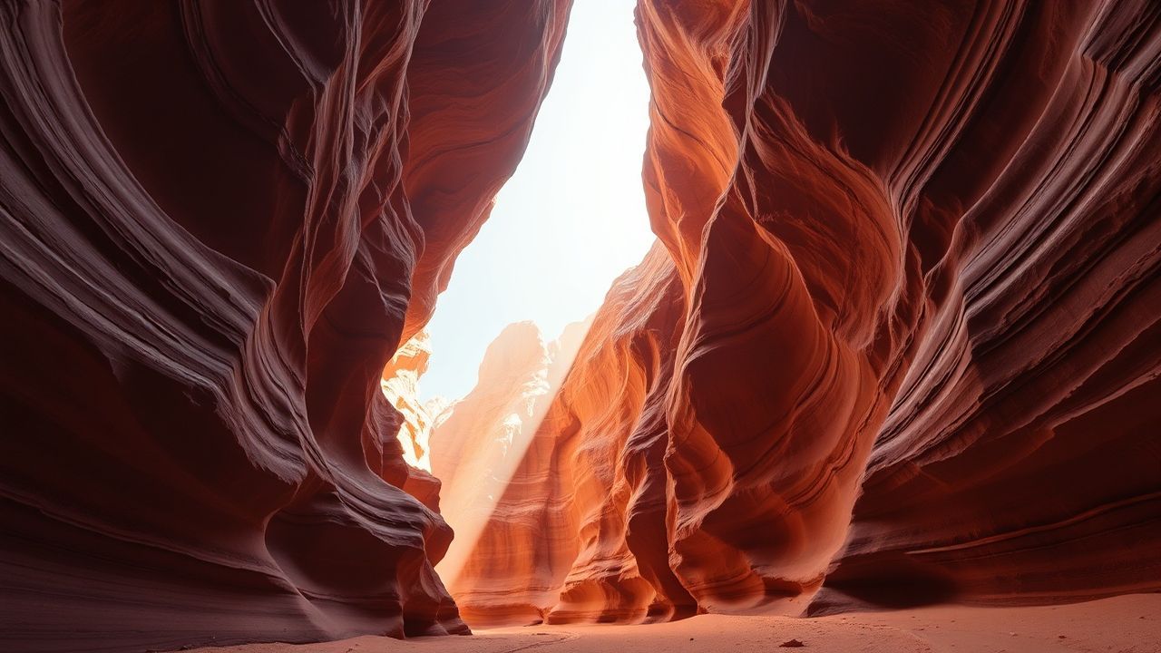 Radiant Slot Canyon Narrow Glow