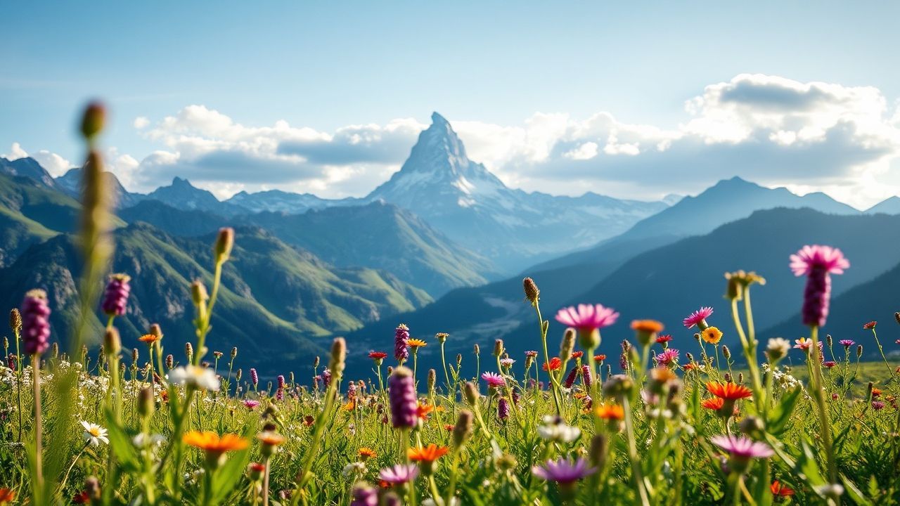Pristine Alps Swiss Meadow