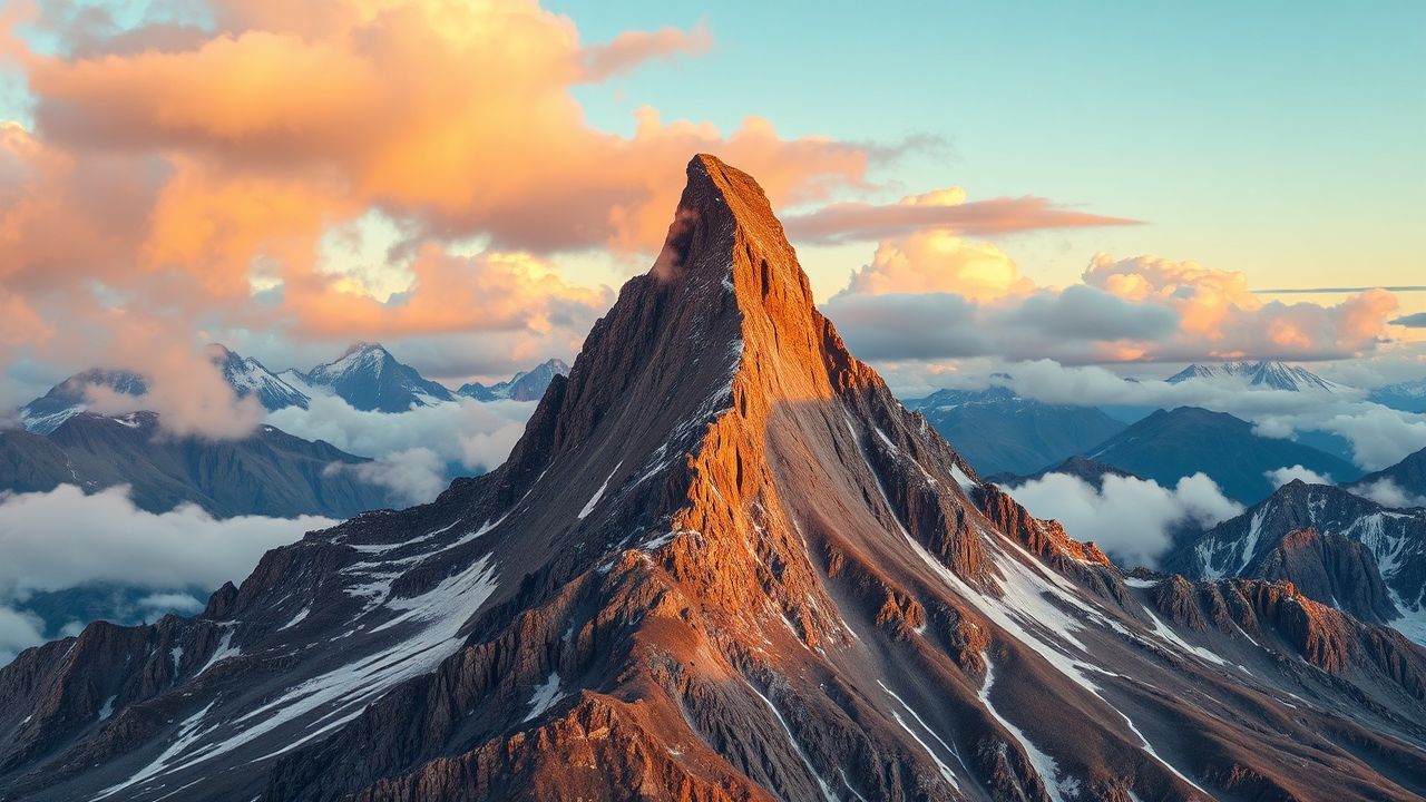 Majestic Matterhorn Pyramid Peak Drama