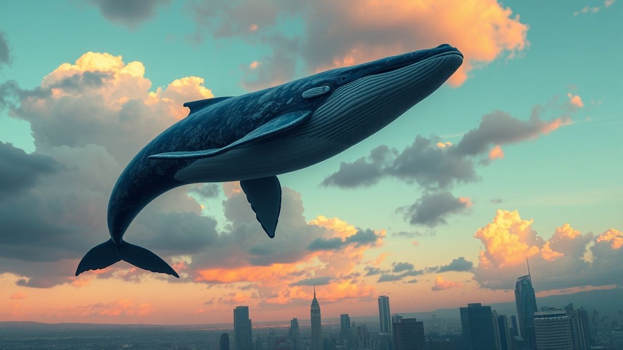 Impossible Whale Flying City