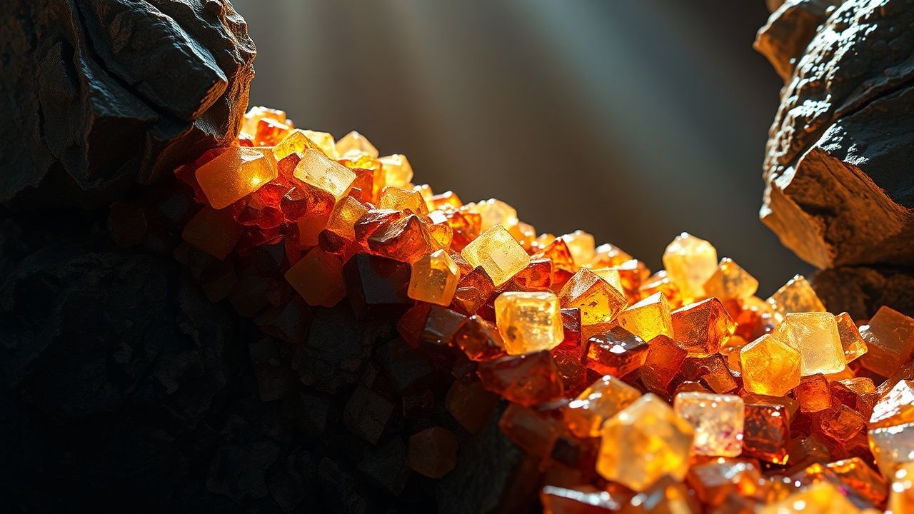 Iridescent Bismuth Staircase Rainbow Crystal