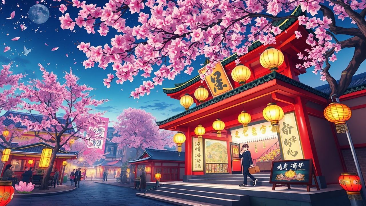 Enchanting Cherry Blossom Festival Magic