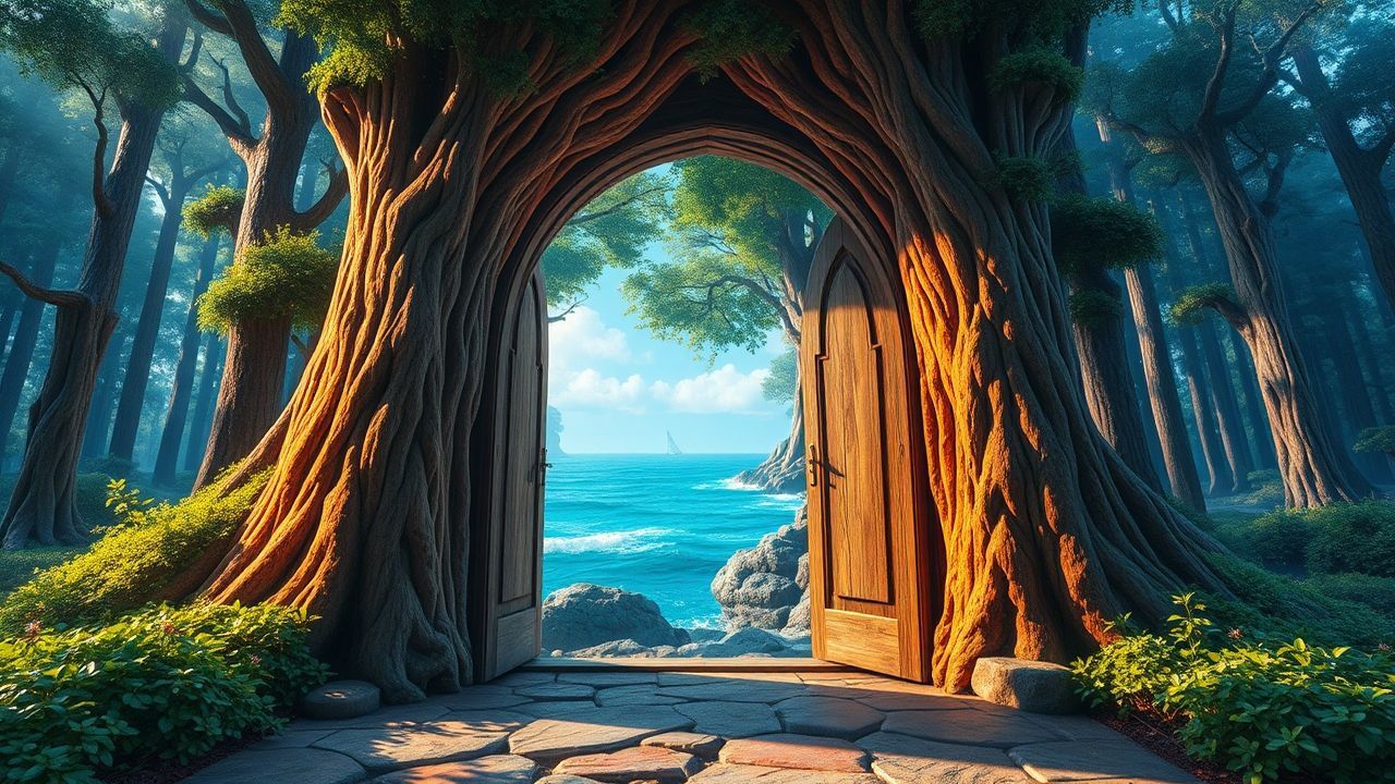 Impossible Door Ocean Opening