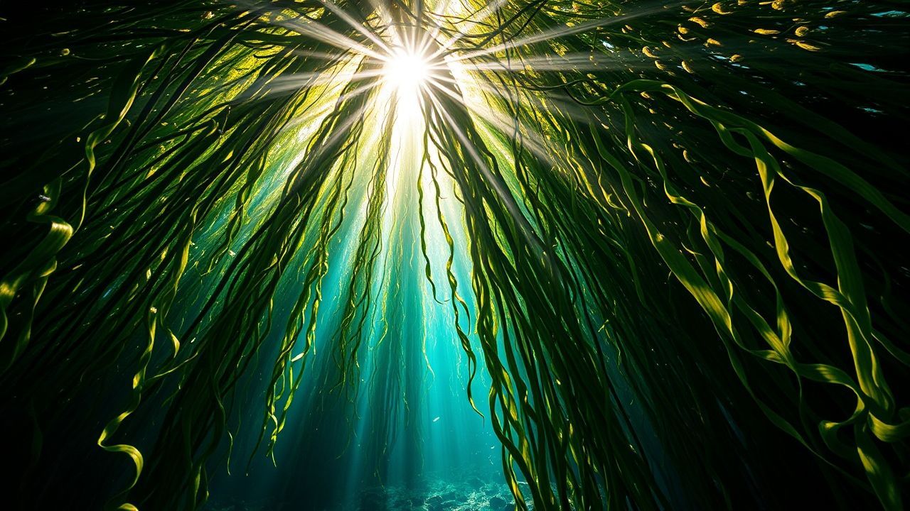 Aquatic Kelp Forest Cathedral Depths