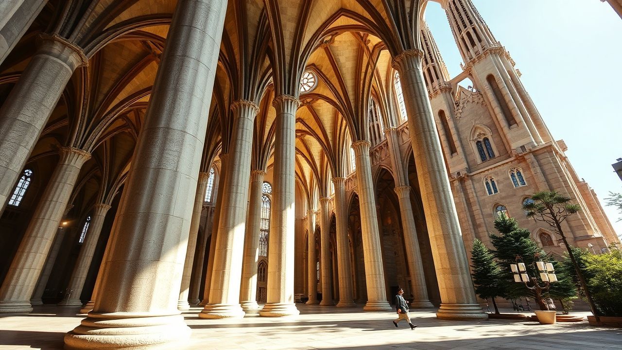 Monumental Sagrada Familia Interior