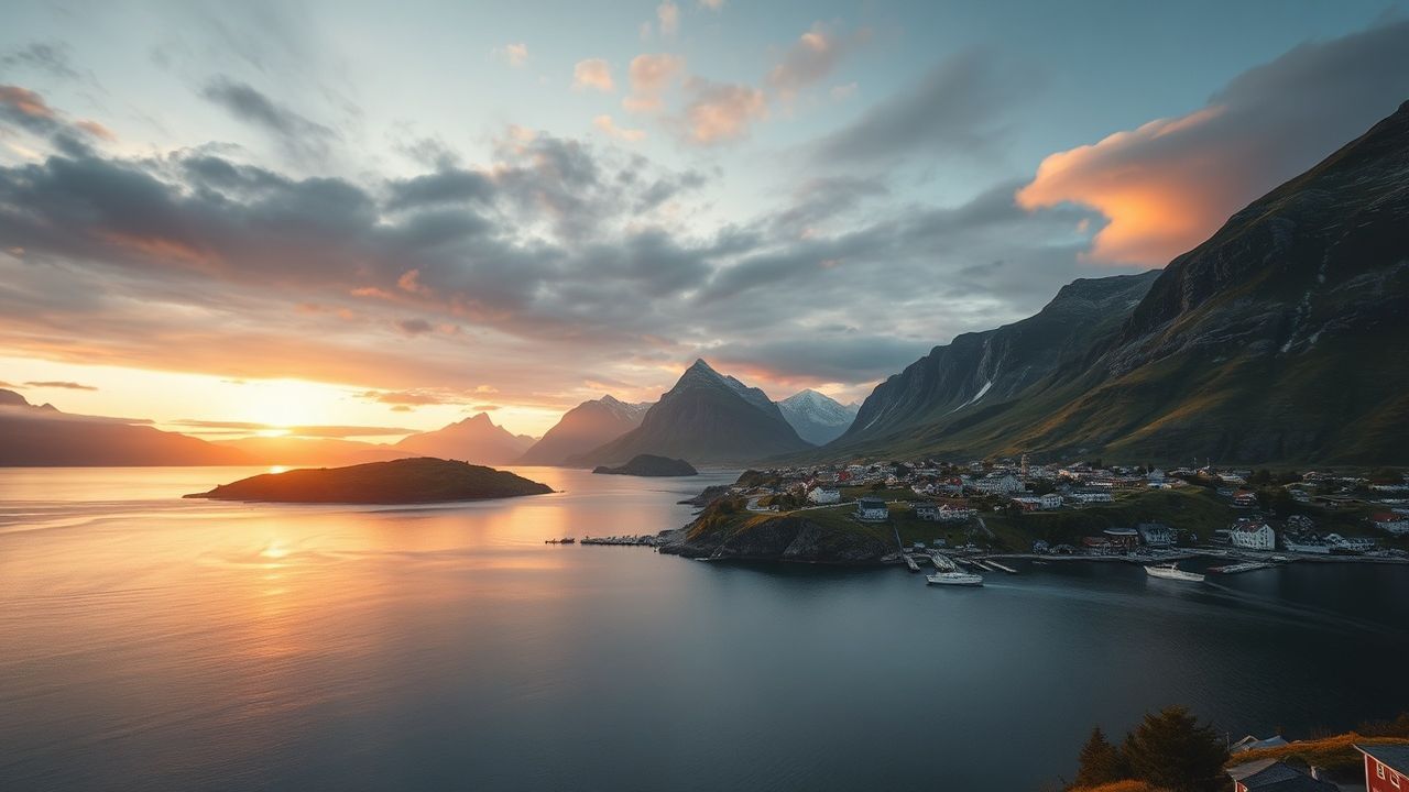 Northern Norway Lofoten Islands Drama