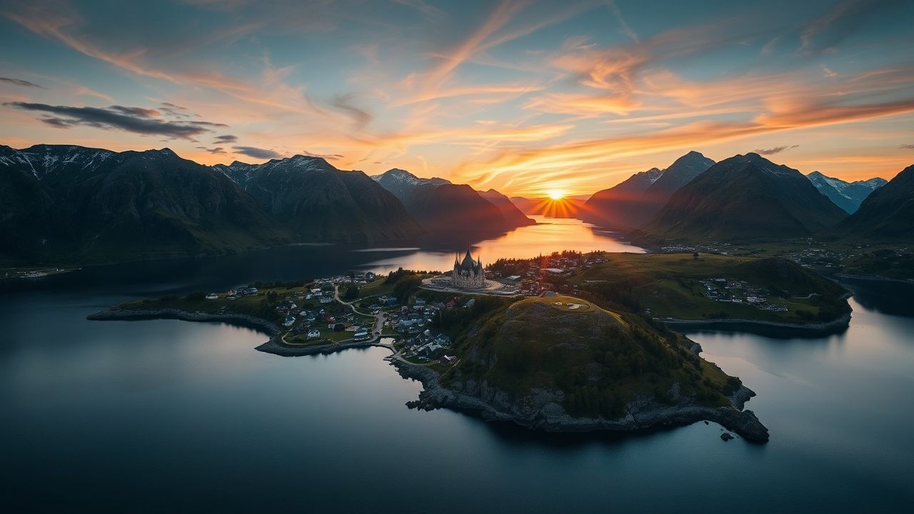 Majestic Norway Lofoten Islands Drama