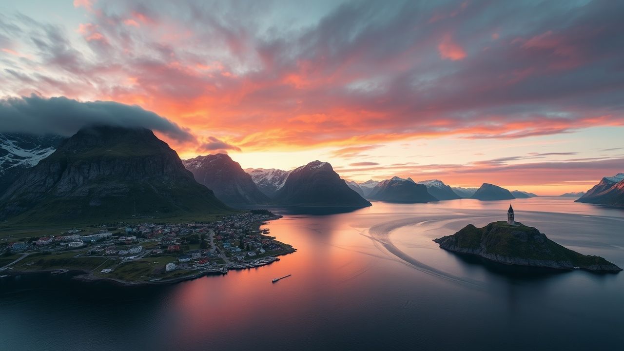 Dramatic Norway Lofoten Islands Drama