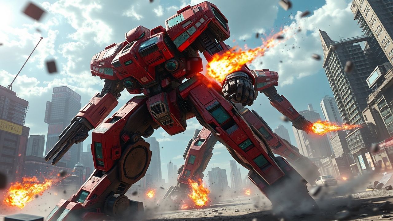 Orbital Mech Battle Giant