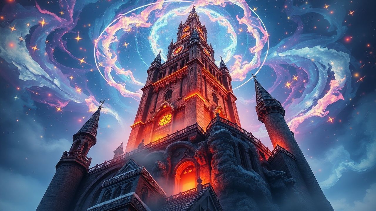 Celestial Wizard Tower Energy Magic