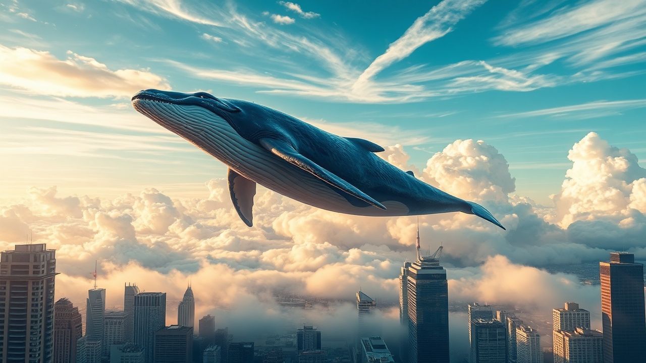 Infinite Whale Flying City