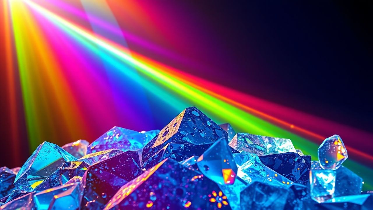 Chromatic Prismatic Light Rainbow Crystal