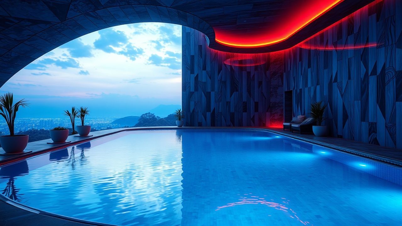 Glitch Liminal Pool Empty