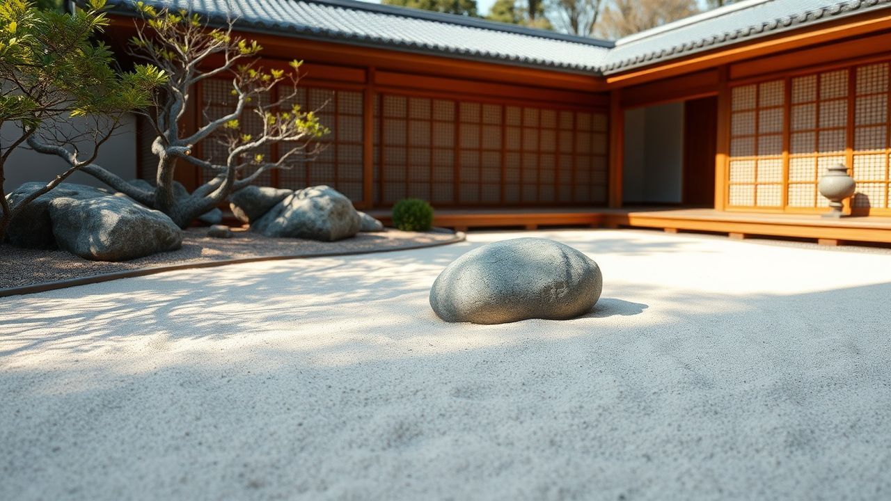 Silent Zen Garden Raked Serenity