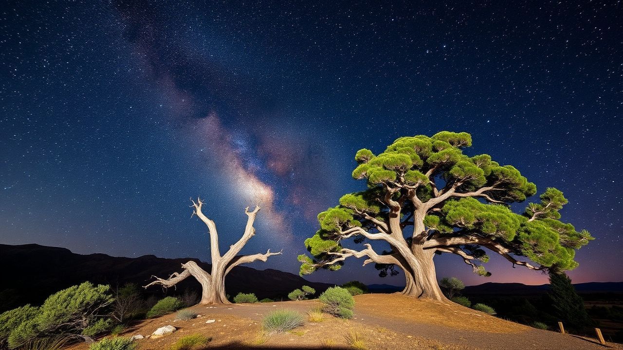 Tranquil Milky Way Core Ruins
