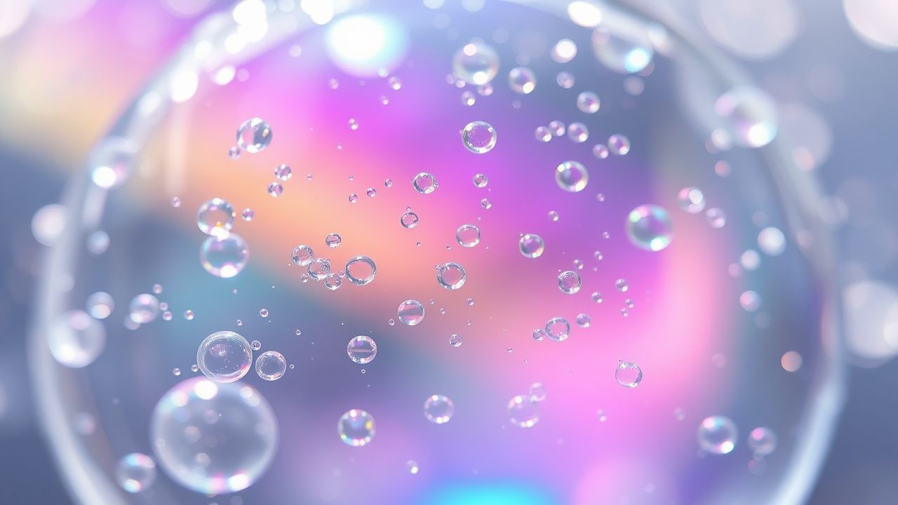 Iridescent Soap Bubble Interference