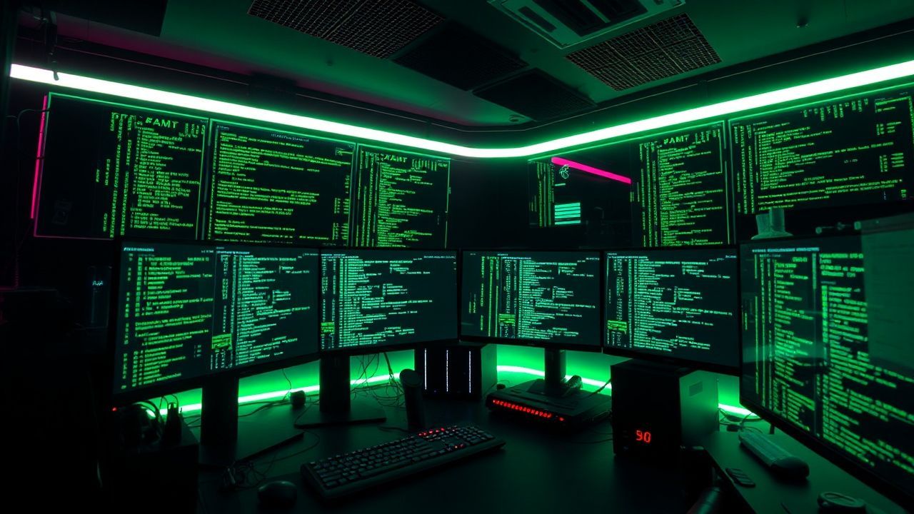 Digital Hacker Den Screens