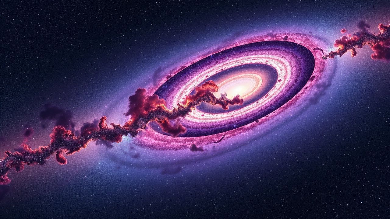 Stellar Spiral Galaxy Arm Panorama