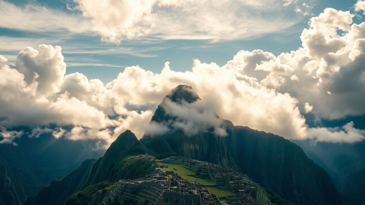 Timeless Machu Picchu Picchu Clouds