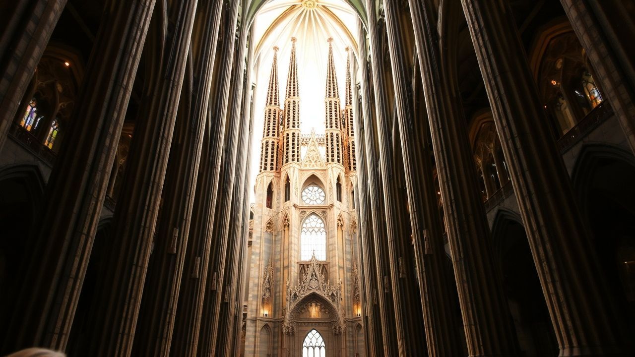 Monumental Sagrada Familia Interior
