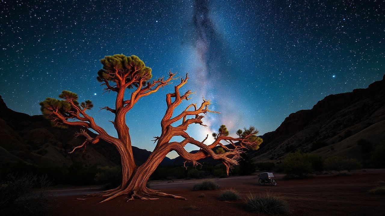 Golden Milky Way Core Ruins