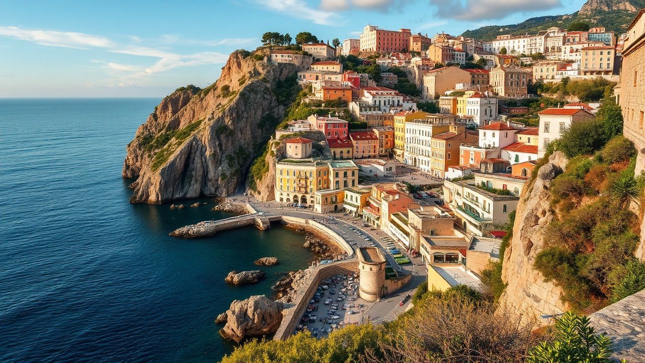 Picturesque Amalfi Coast Coast Colorful Drama