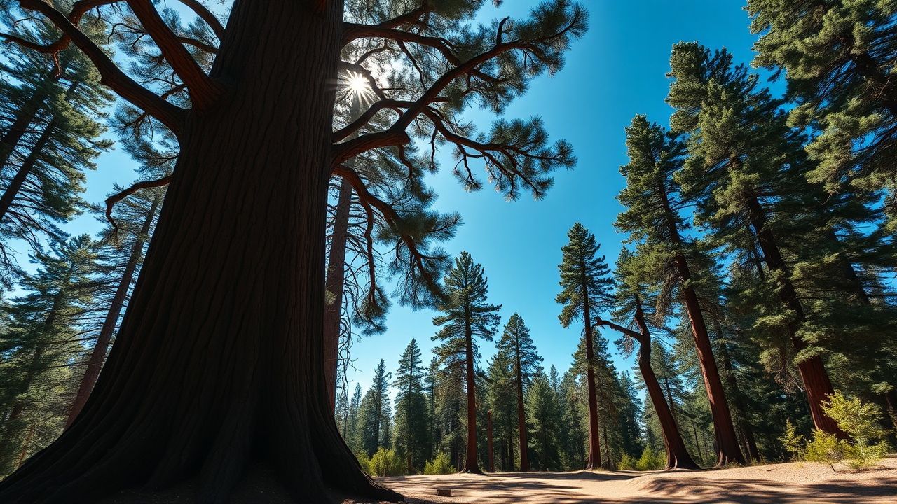 Dramatic Sequoia Grove Giant