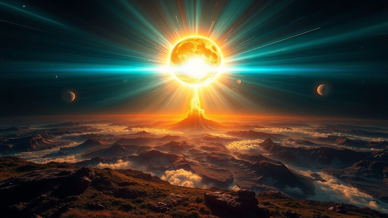 Stellar Solar Flare Erupting