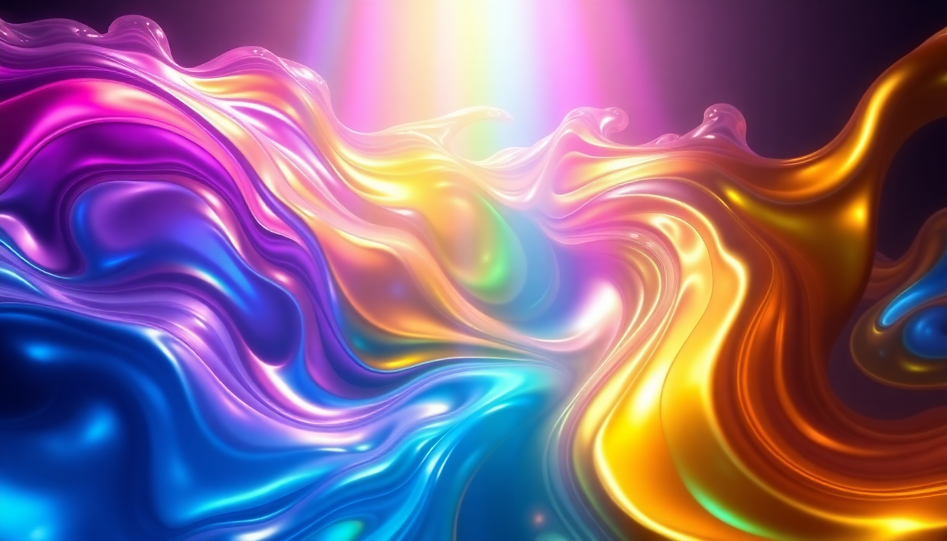 Vivid Fluid Simulation Metallic