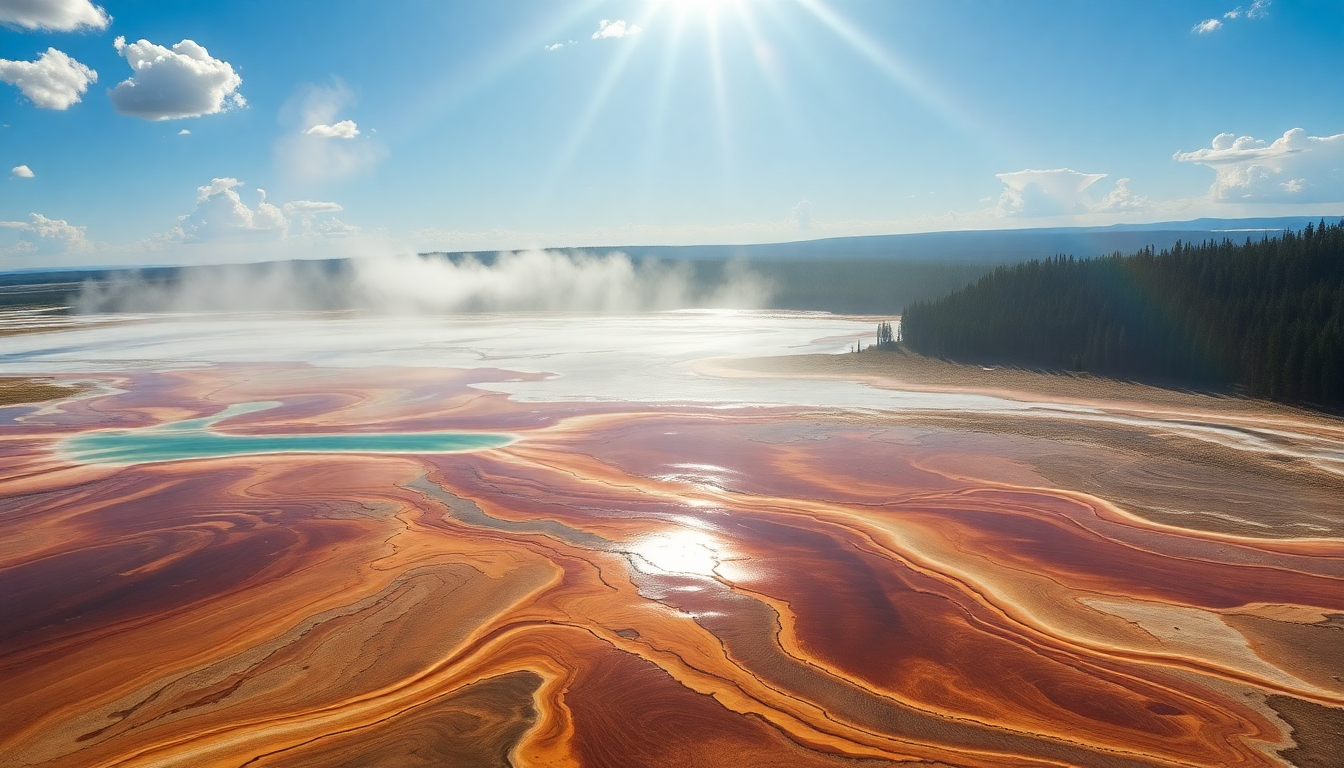 Stellar Yellowstone Grand Prismatic in Spring