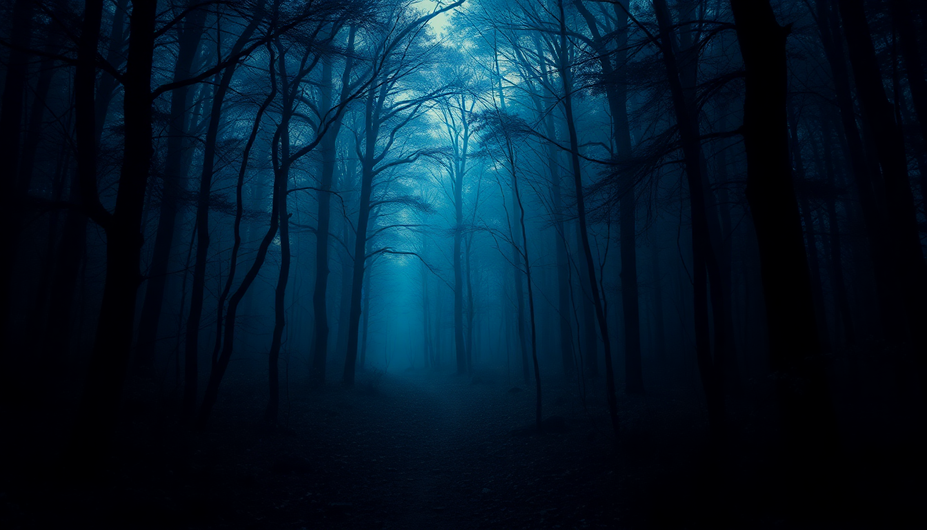 Verdant Dark Forest Path Glow