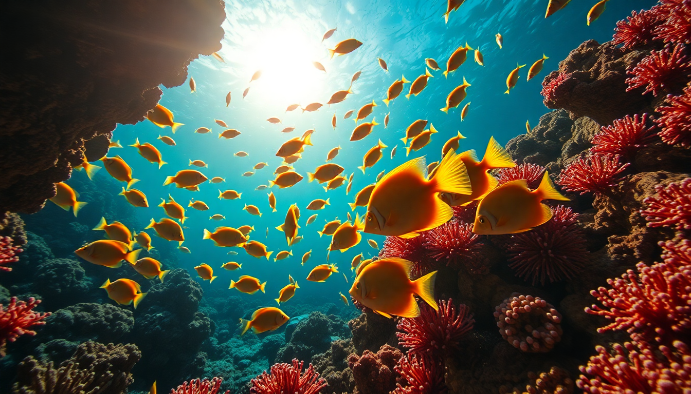 Verdant Coral Reef Vibrant