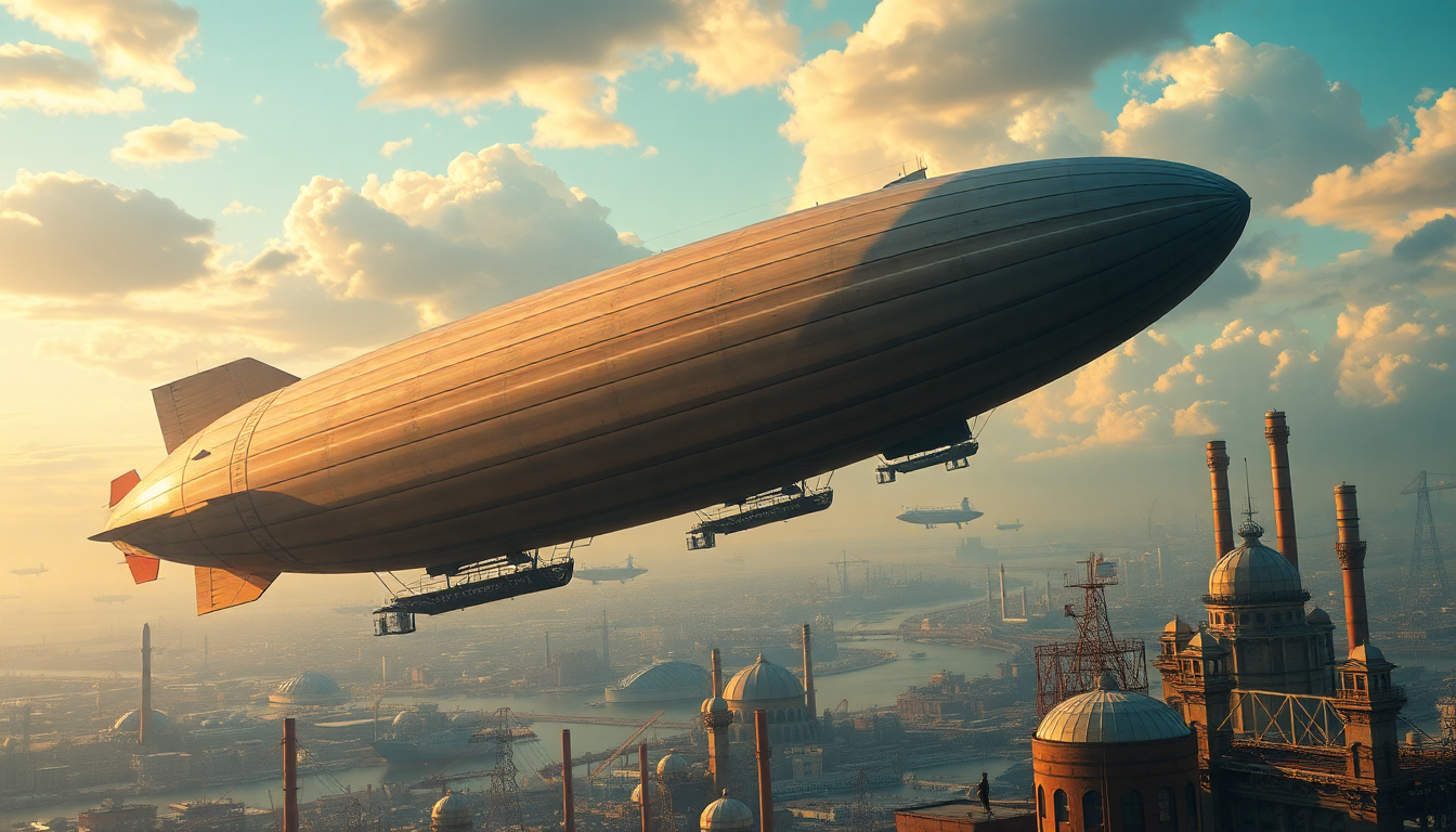 Cosmic Airship Fleet Victorian