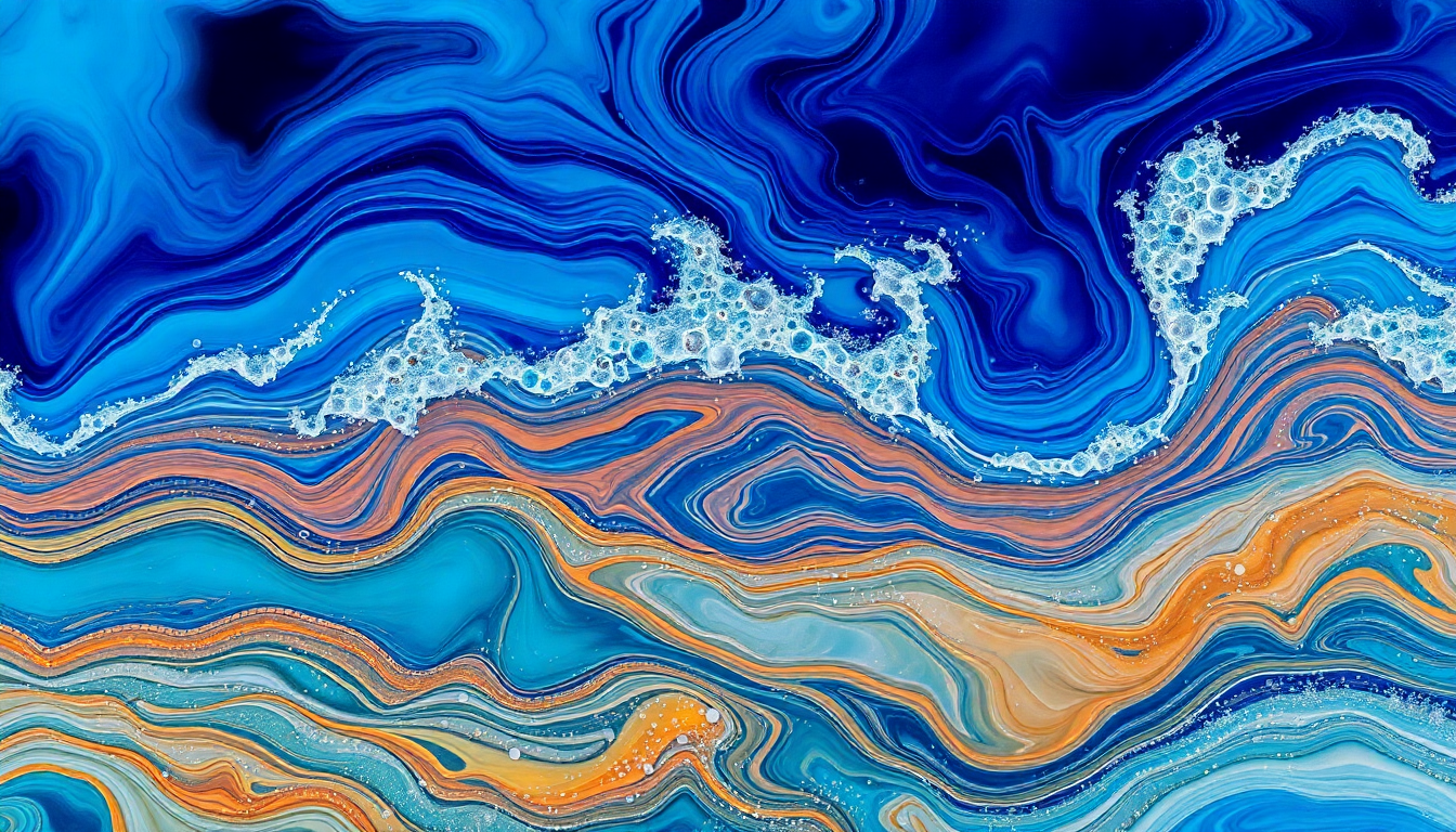 Stunning Resin Art Ocean