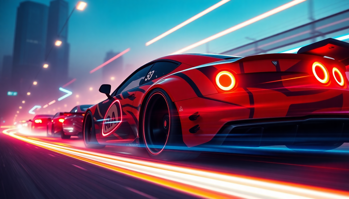 Ornate Street Race Modified Neon Dreams